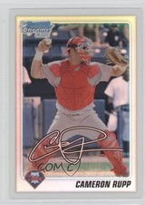2010 Bowman Draft Chrome Draft Picks Refractor Cameron Rupp #BDPP41 2u6