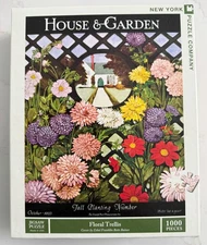 New York Puzzle Company House & Garden Floral Trellis 1000 Piece Puzzle