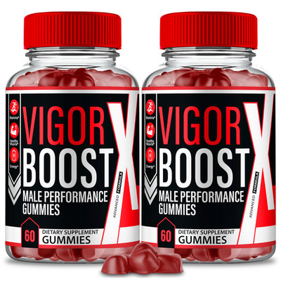 (2 Pack) Vigor Boost Male Gummies, Advanced VigorBoost for Men Vitality & Energy