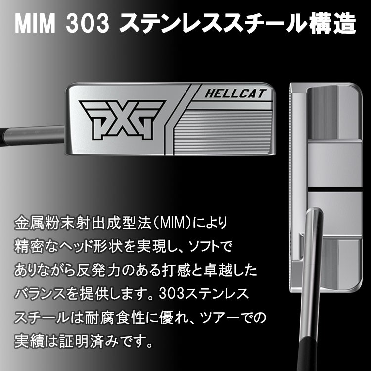 PXG Zero Torque HELL CAT ZT Putter RH 34ich Steel Straight_2.0
