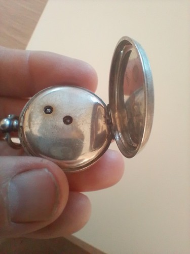 Swiss Silver Pocket Watch Spares Repair 34.7mm diameter intermittent runner - Picture 17 of 23