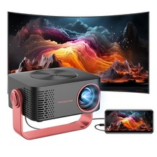 2026 Portable Projector Beamer Android 11 4K Dual WiFi6 Allwinner 1080P Mobile