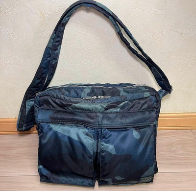 #ad Yoshida Porter 30th Anniversary Tanker Shoulder Bag 2 Layer Camouflage Japan $155.00