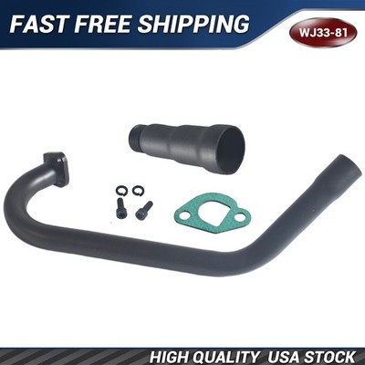 3 Stage Exhaust Header Pipe Fit Coleman CT200U 212cc 196cc Go Kart Mini Bike
