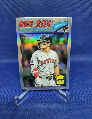 2026 Chrome Refractor Roman Anthony Topps Heritage RC Rookie Card Boston Red Sox