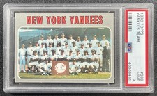 NEW YORK YANKEES PSA 9 1970 TOPPS #399 TEAM CARD 9431