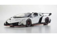 Kyosho OUSIA 1/18 Lamborghini Veneno Roadster White Red Line Diecast 2015 used