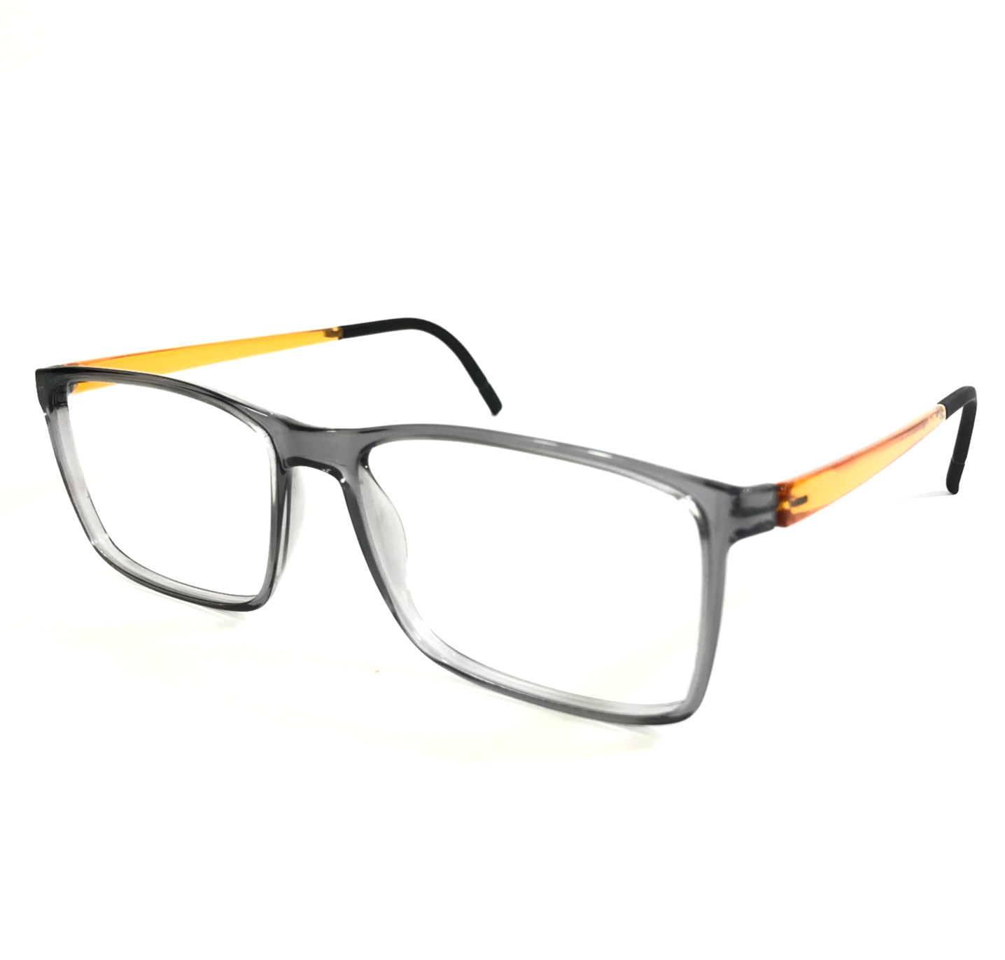 Silhouette Eyeglasses Frame SPX 2956 75 6660 Vivid Sky Transparent Gry 57-16-145