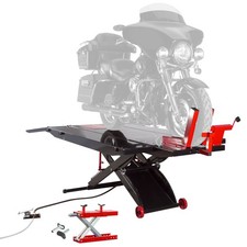 Motorcycle Lift Table Pneumatic 1500 Lb Prolift Extra-wide For Atv 31.25