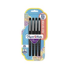 Flair Felt Tip Pens, Medium Point 1 Count Pack of 1 , 2 Packages 4 Count 