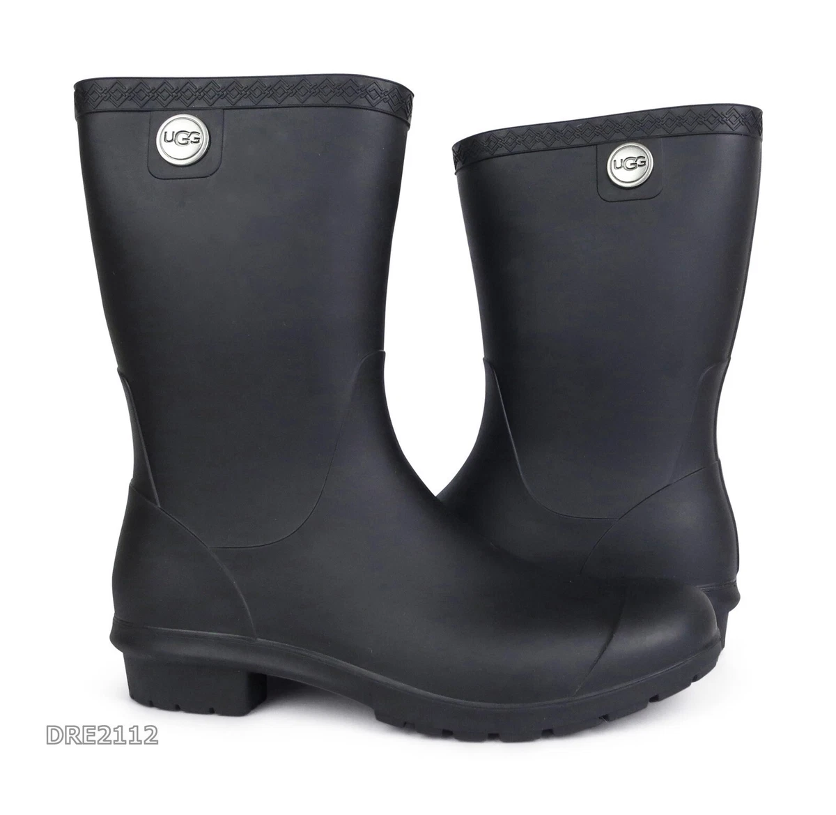 Black UGG Rain Boots for Women for sale | eBay Uggs rain boots size 6 Black width B-medium main image 0