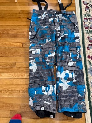 Nomis Camo Overall Snowboard Pants Mens Large
