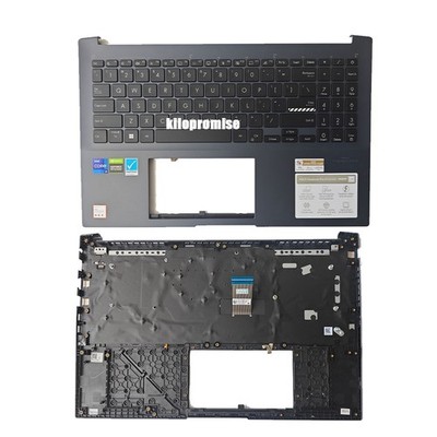 New For ASUS Pro15 OLED K6502Z X1503Z 2023 Blue Upper Palmrest Keyboard Cover