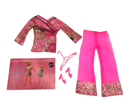 Vintage 1970-71  Mattel #1786 Bright N Brocade Outfit