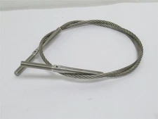 235381 New-No Box; Ross Industries 13011394 Wire Rope SS 37"L 5/16-24 Threaded