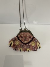 Vintage Style Beaded and Embellished Handbag Purse Evening Bag