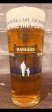 RANGERS FC , IBROX GATES Pint Glass