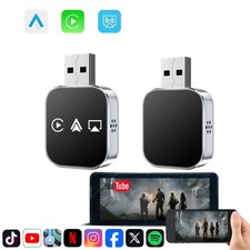 Wireless Carplay Mirror Cars Link Adapter 3 in 1 Compatible with Airplay/Android