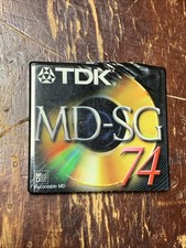 TDK MD-SG 74 BLANK MINI DISC - New