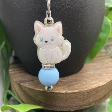 5 Kitten Cat Tumbler Charm Keychain Purse Backpack New Free Ship B786