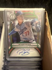 2025 Topps Tribute - Tribute Auto River Ryan #TA-RR / Green /99 LA Dodgers