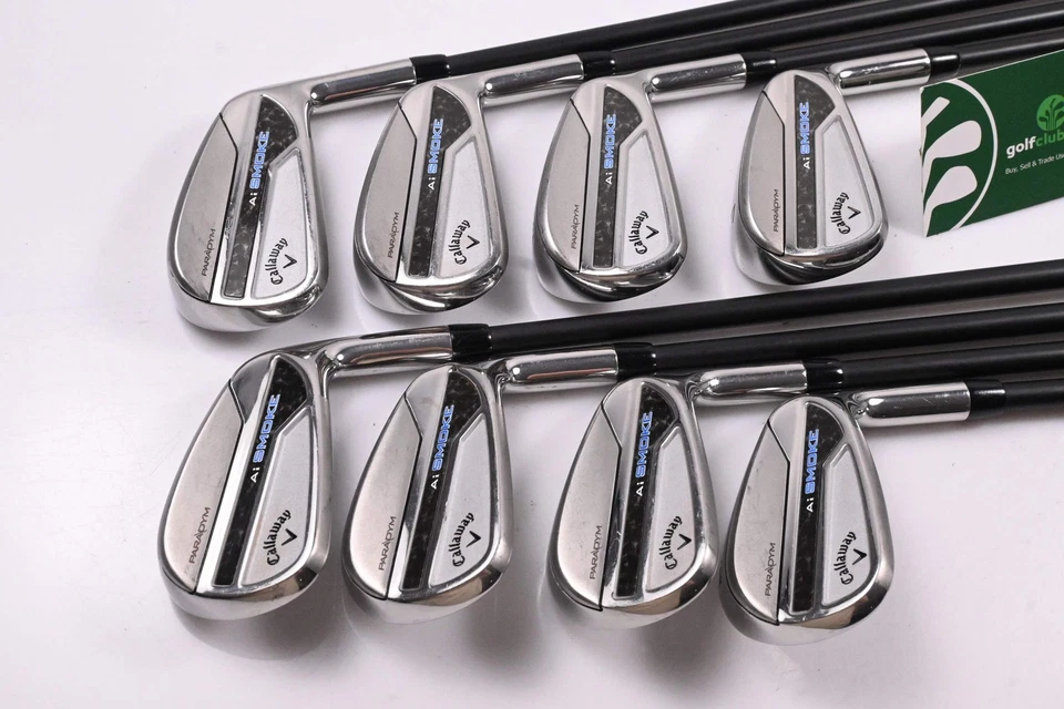 Callaway Paradym Ai Smoke Irons / 4-PW+AW / Regular Flex Cypher 2.0 60 Shafts - Image 2 of 4