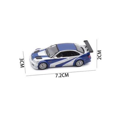 1/64 Almost Real BMW M3 GTR NFS 9 Diecast Model Toys Car Friends
