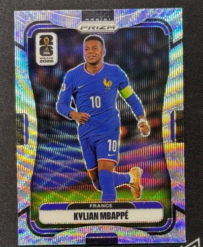 2026 Panini Prizm FIFA World Cup Kylian Mbappe #40 Wave