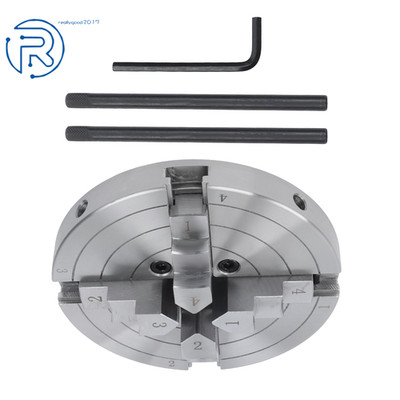 Compatible with Lathe 6Inch 4-Jaws Self-Centering Lathe Chuck 1'' × 8TPI Thread