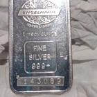 Engelhard 1 oz Silver Bar 999 Fine Troy Ounce Serial Number 143089