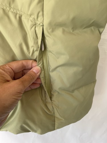 Eddie Bauer Premium Goose Down Full Zip Puffer Vest Green Women’s Size XL - Afbeelding 3 van 8