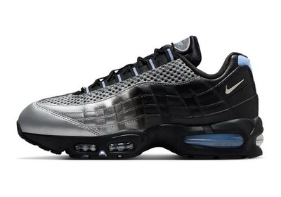 Nike Air Max 95 Big Bubble x PALACE Metallic Silver Aluminum Black