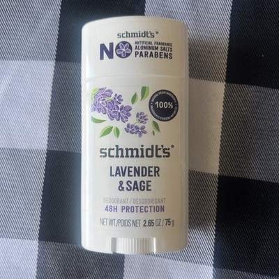 Natural Deodorant Aluminum Free Lavendar And Sage 2.65