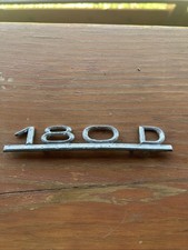 1950s Mercedes Benz Ponton 180-d Rear Trunk Emblem Original