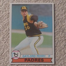 Topps 1979 Gaylord Perry #321 San Diego Padres Baseball Card Base Set