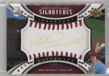 2007 Sweet Spot Classic Red Stitch Gold Ink 70/75 Mike Schmidt Auto HOF v9t