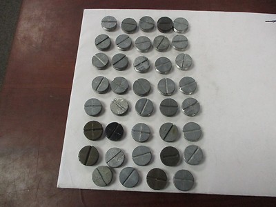 Used Misc. Fitting Slotted Metric Threaded Plugs (QTY 39)