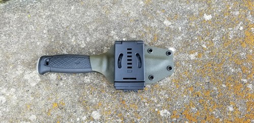 Mora Garberg Kydex Sheath, Pancake style, w/ Dots style BELT CLIP, (OD) - Picture 6 of 11