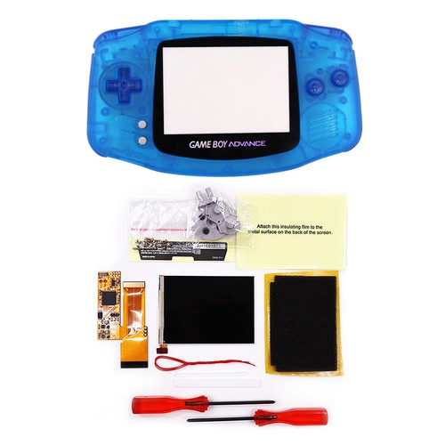 Display IPS Backlight LCD V2 Mod Kit Für GameBoy Advance GBA Pre-cut Shell - Picture 19 of 41