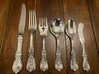MINT OLD MARK 6 PC PLACE SETTING REED & BARTON FRANCIS I STERLING SET 1 1st