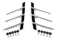 NEW! 1966 Mustang Chrome Quarter Panel Ornaments Pair Left and Right Side