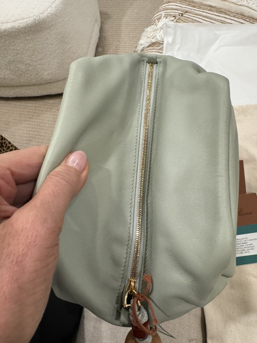 NWT Loro Piana Puffy Pouch Purse 100% Lamb Leather | eBay