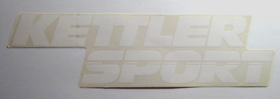 Werbe-Aufkleber Kettler Sport Logo Fitnessgeräte West Germany 80er 25 x 7 cm