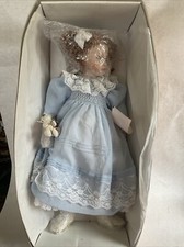 Pauline Bjonness Jacobsen Porcelain Doll Dominque In Box With Bear