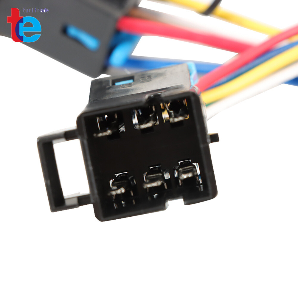 ANODZU AC Heater Control Panel Wire Harness Adapter - Fits 1995 Chevy/GMC Truck, Converts 1996-1999 Unit, No Rear Defrost