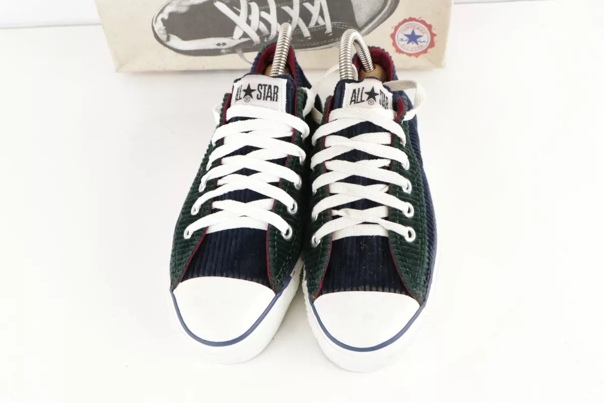 NOS Vintage 90s Converse All Star Low Chuck Taylor Corduroy Shoes USA Womens 6.5
