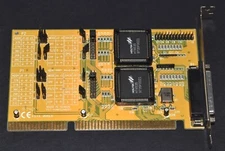 *Vintage* Dolphin Peripherals FAST ISA Dual Printer Card *Used* 4013, Ver. 3.0