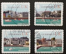 Guernsey: Coasts; 4 UK values only; Albert Marina / Victoria Marina / Careening