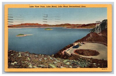Lake Mead Recreational Area, Lake View Point, Nevada NV Postcard