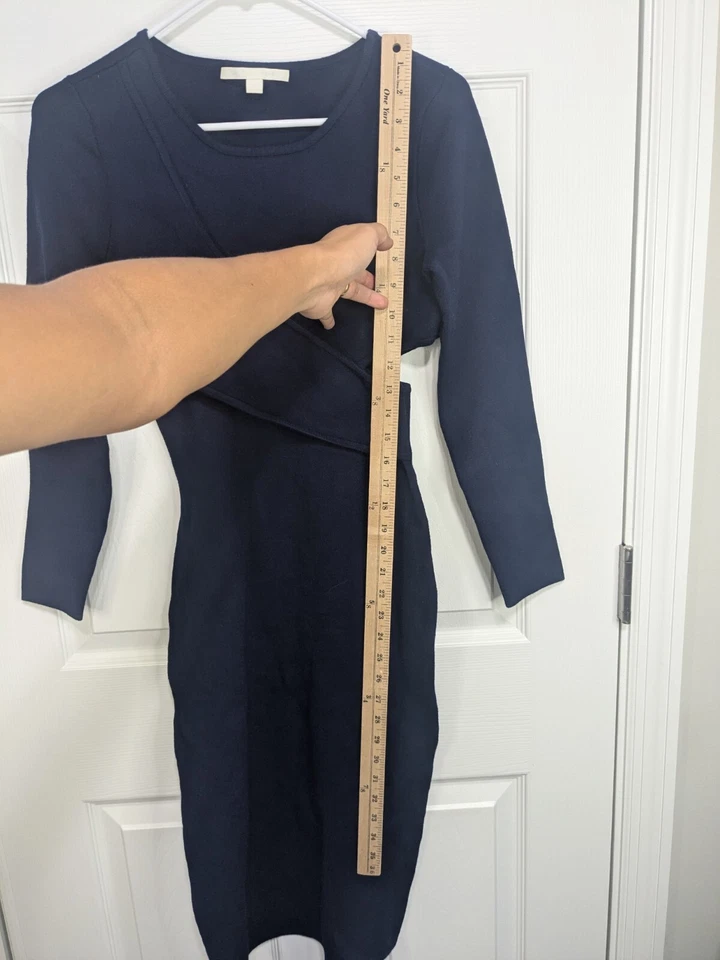 Vestido para mujer Jonathan Simkhai pequeño azul pulóver manga larga Foto 3 de 4